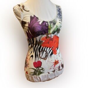 Roberto Cavalli Class Mesh Tank